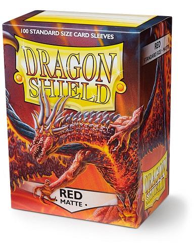 Dragon Shield Matte Sleeves (100) - Red