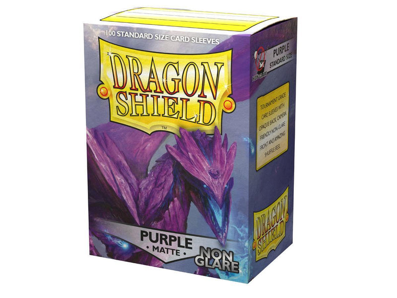 Dragon Shield Non-Glare Matte Sleeves (100) - Purple
