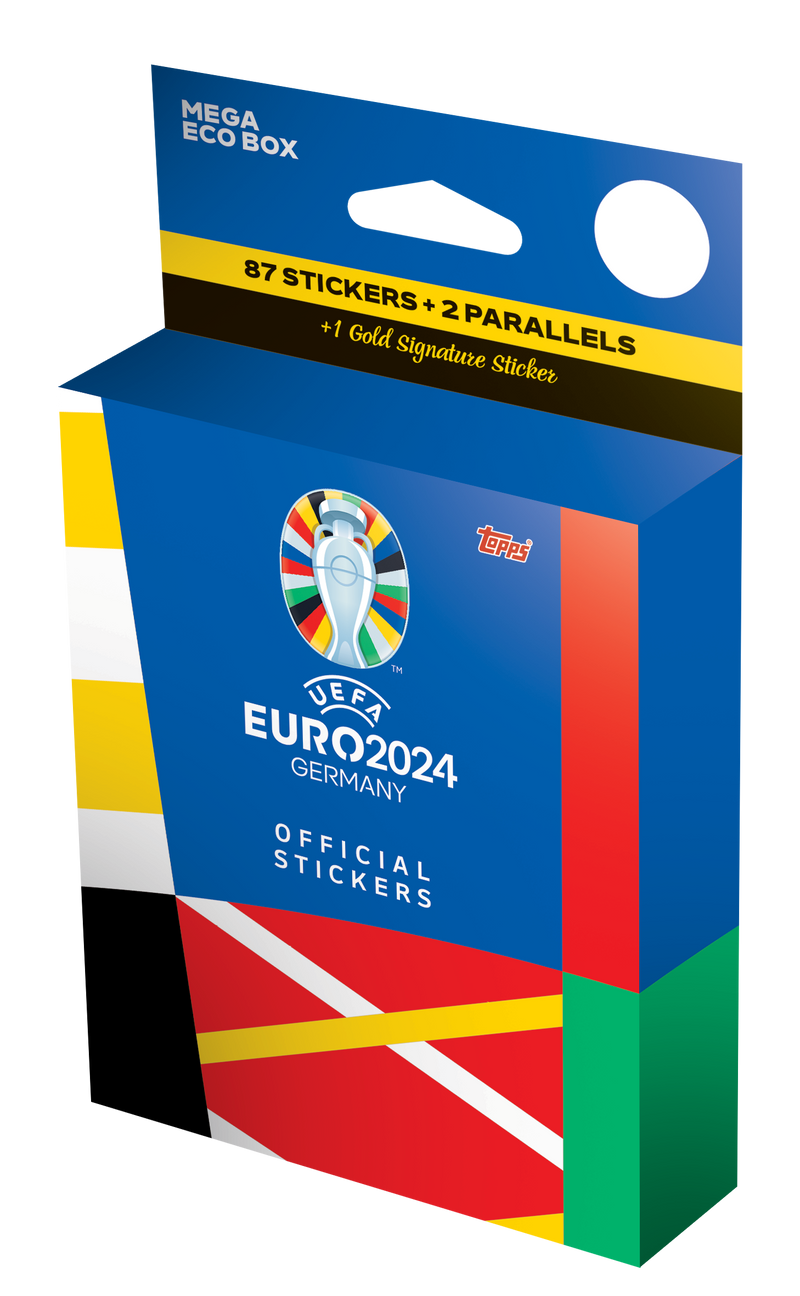 *Forudbestilling*  Topps EURO 2024 Stickers - Mega Eco Box