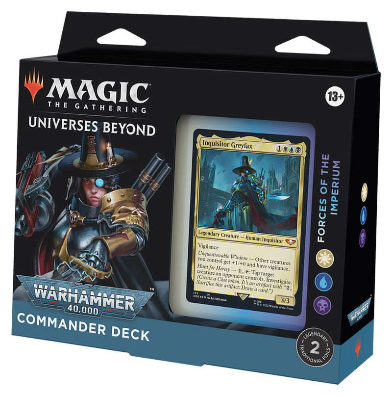 Magic the Gathering: Warhammer 40.000 - Forces of the Imperium - Commander Deck