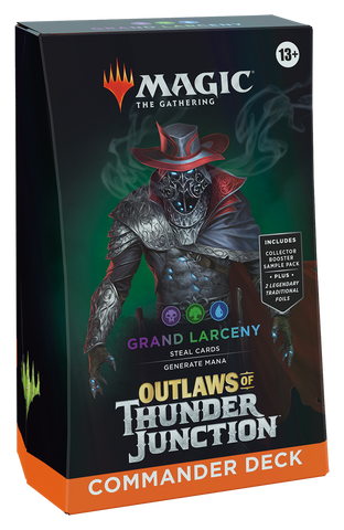 Magic the Gathering - Outlaws of Thunder Junction - Grand Larceny Commander Deck
