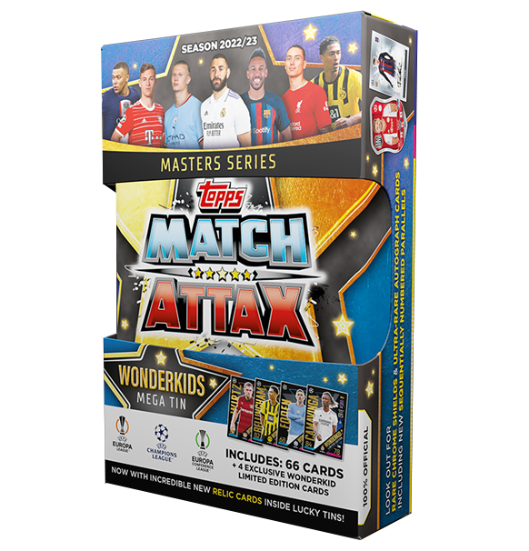Fodboldkort: Topps - Match Attax 2022/23 Mega Tin - Wonderkids
