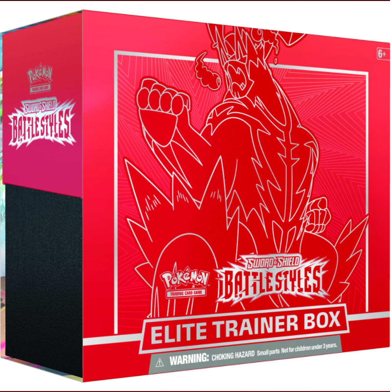 Pokémon Sword & Shield 5 Battle Styles Red Elite Trainer Box