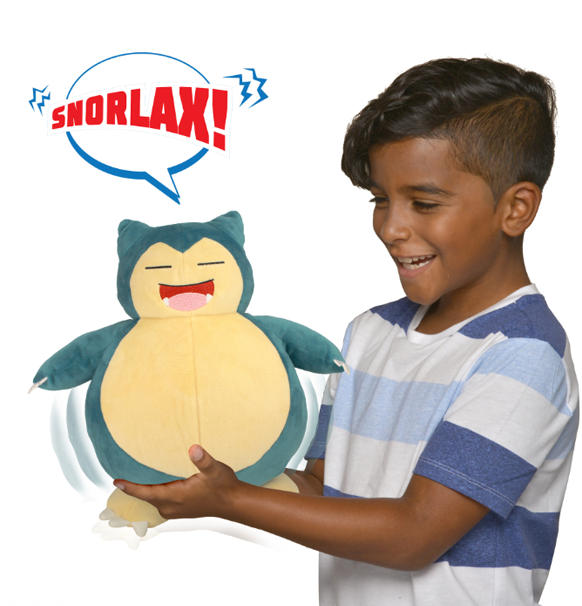 Pokémon: Snooze Action Snorlax - Plushie