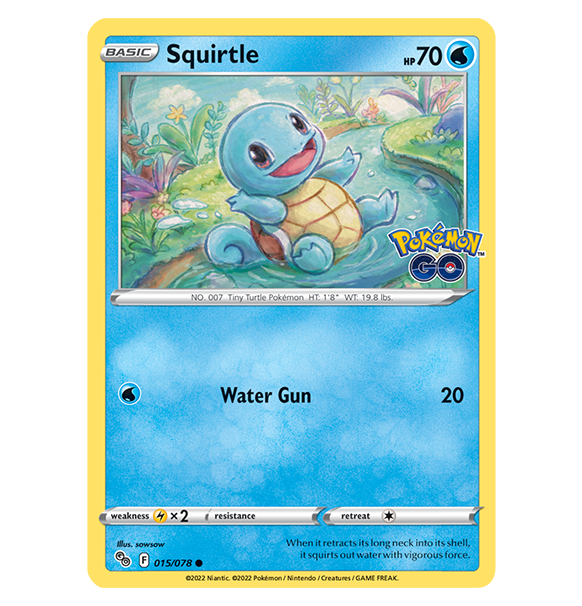 Pokemon Go: Pin Collection - Squirtle indhold