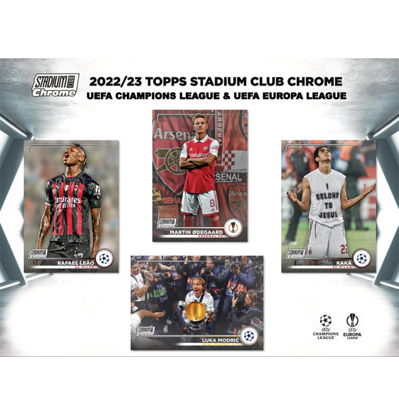Fodboldkort Topps - Stadium Club Chrome 2022/23 - Hobby Box