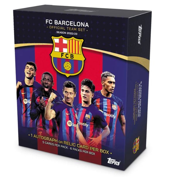 Fodboldkort: Topps - FC Barcelona Official Team Set 2022/23