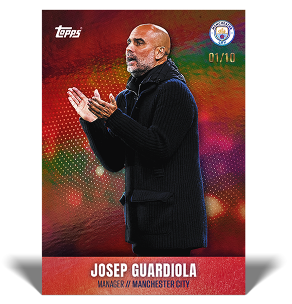 Fodboldkort: Topps - Manchester City Team Set 2023