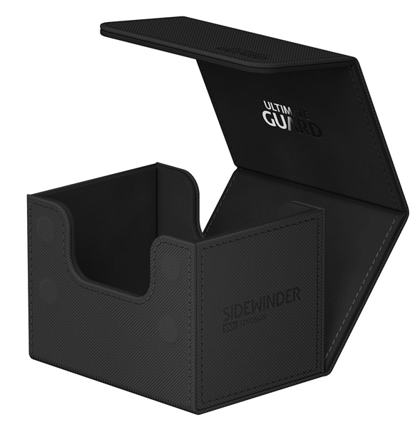 Ultimate Guard Sidewinder Deck Case 100+ Standard XenoSkin - Monocolor Black
