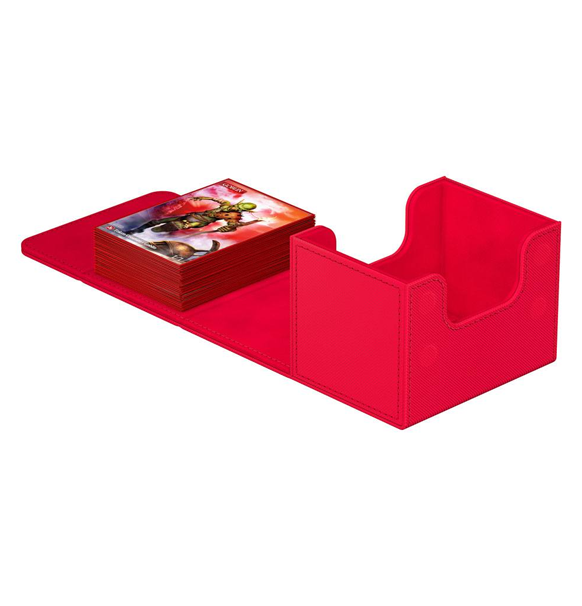 Ultimate Guard Sidewinder Deck Case 100+ Standard XenoSkin - Monocolor Red