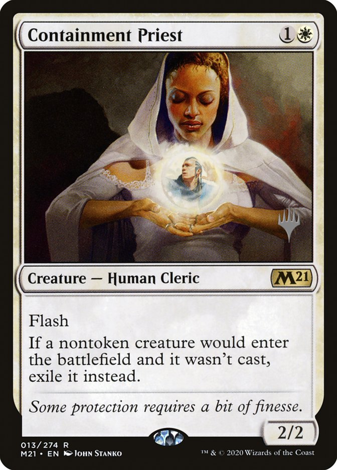 Containment Priest (Promo Pack) [Core Set 2021 Promos]