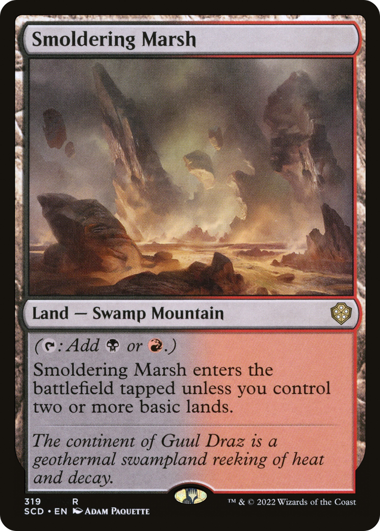 Smoldering Marsh [Starter Commander Decks]