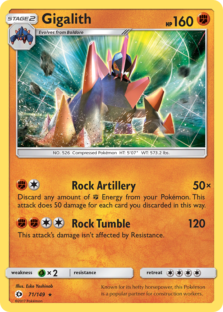 Gigalith (71/149) [Sun & Moon: Base Set]