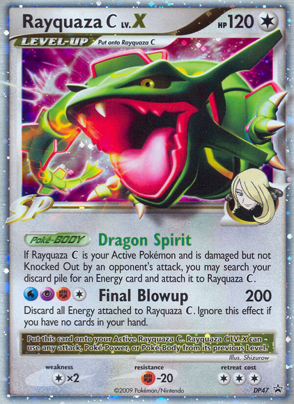 Rayquaza C LV.X (DP47) [Diamond & Pearl: Black Star Promos]