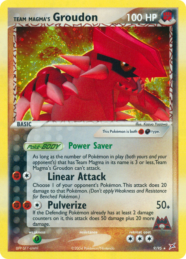 Team Magma's Groudon (9/95) (Theme Deck Exclusive) [EX: Team Magma vs Team Aqua]