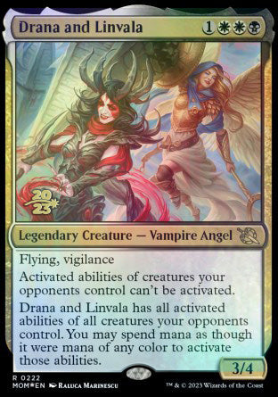 Drana and Linvala [March of the Machine Prerelease Promos]