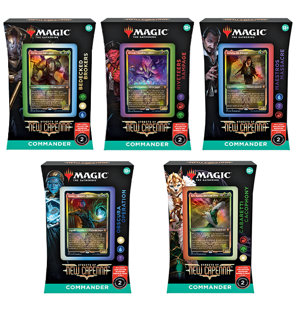 Magic the Gathering: Streets of New Capenna - Commander Deck Bundle