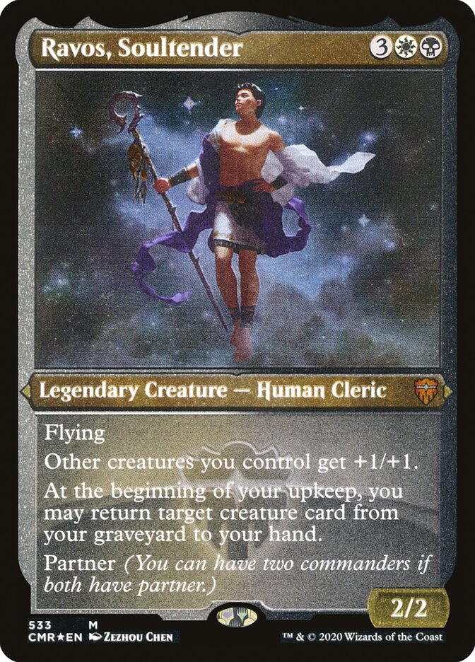 Ravos, Soultender (Foil Etched) [Commander Legends]