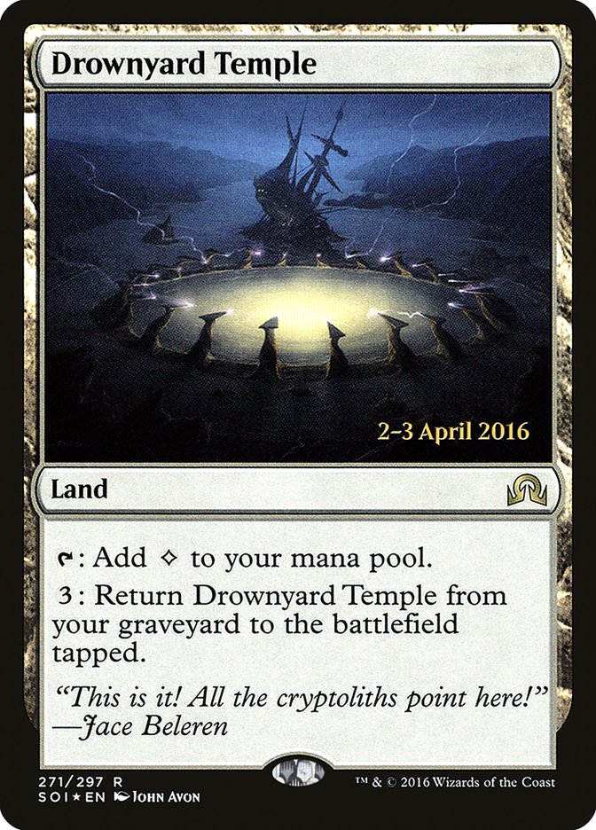 Drownyard Temple [Shadows over Innistrad Promos]