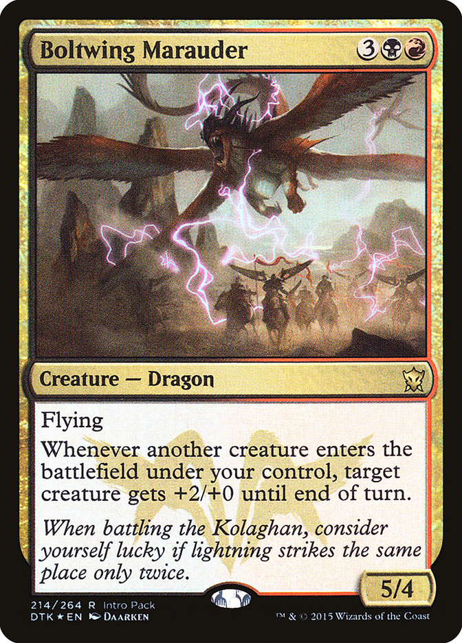 Boltwing Marauder [Dragons of Tarkir Promos]