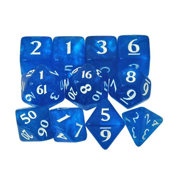 Eclipse Dice: Pacific Blue