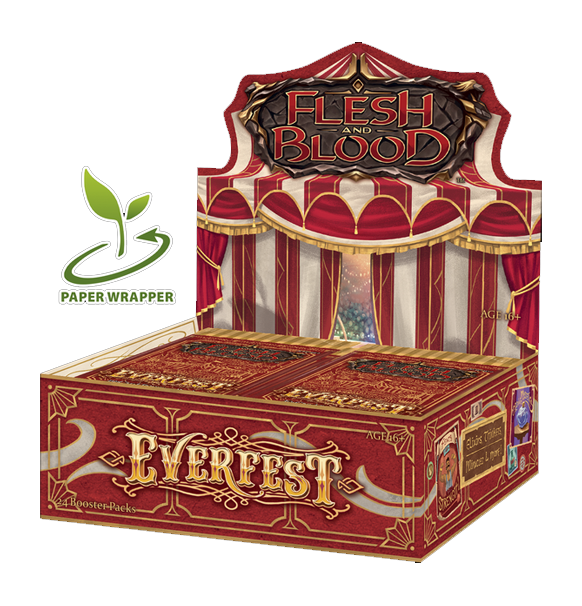 Flesh and Blood TCG: Everfest - First Edition Booster Display forside