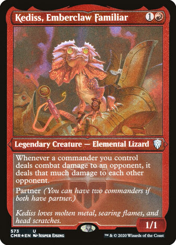 Kediss, Emberclaw Familiar (Foil Etched) [Commander Legends]