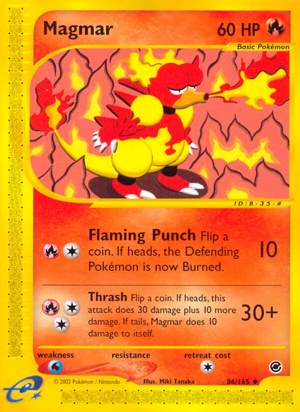 Magmar (86/165) [Expedition: Base Set]