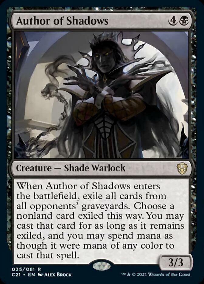 Author of Shadows  [Commander 2021]