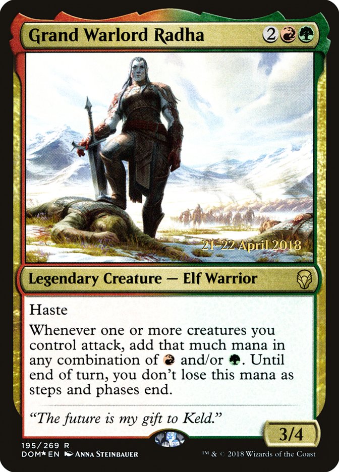 Grand Warlord Radha [Dominaria Promos]