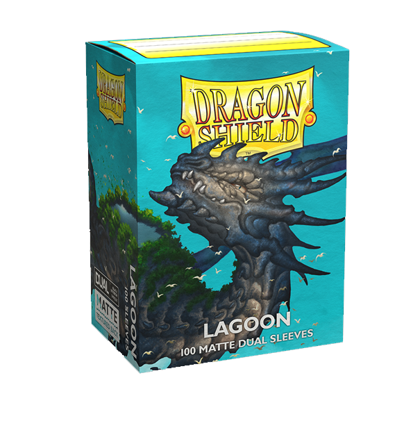 Dragon Shield: Dual Matte Sleeves (100) - Lagoon