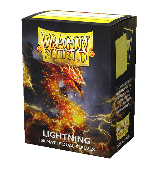 Dragon Shield: Dual Matte Sleeves (100) - Lightning