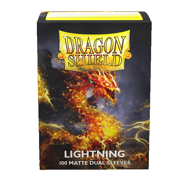 Dragon Shield: Dual Matte Sleeves (100) - Lightning