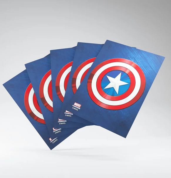 Gamegenic: Marvel Champions Art Sleeves - Captain America (50)