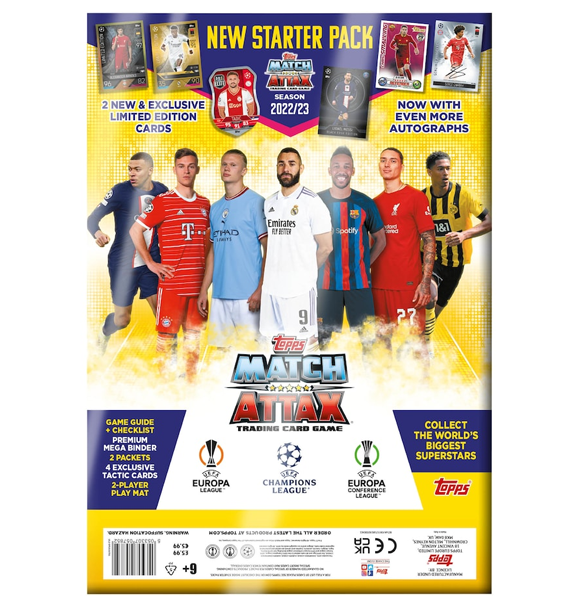 Fodboldkort Topps Match Attax 2022/23 Starter Pack