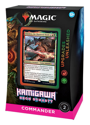 Magic the Gathering: Kamigawa Neon Dynasty Commander Deck - Upgrades Unleashed