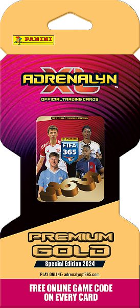 Fodboldkort Panini FIFA 365 2024 Nordic Edition - Premium Gold Booster