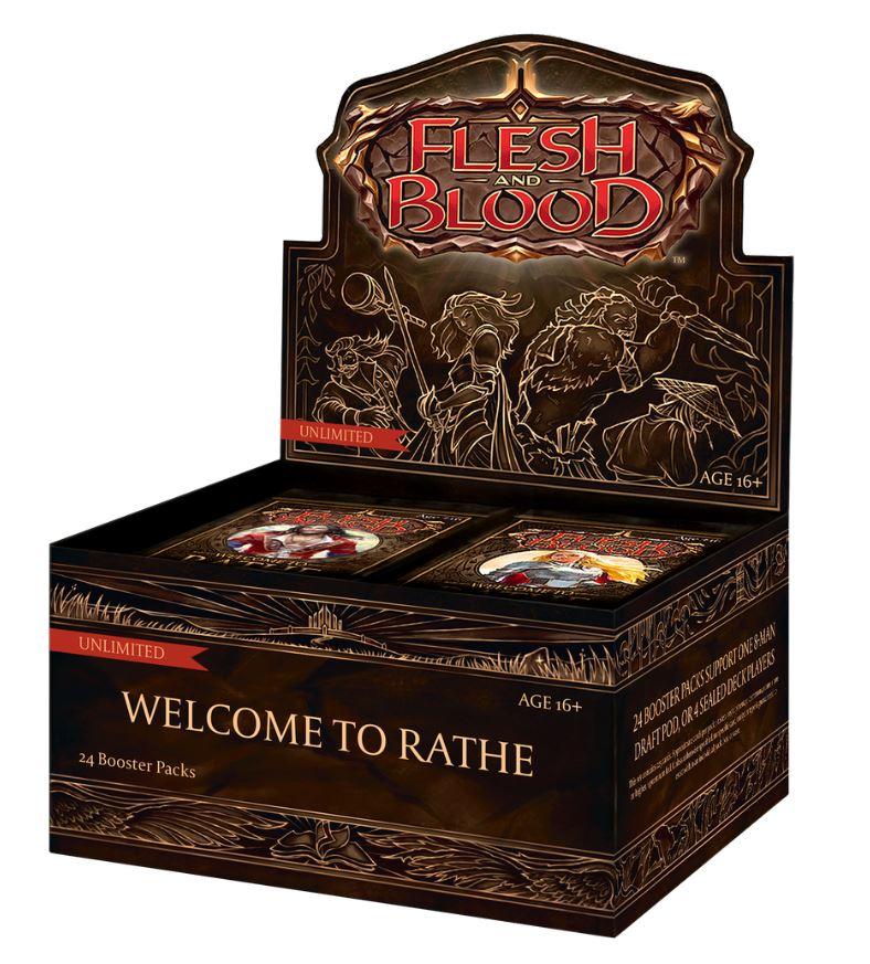 Flesh and Blood TCG: Welcome to Rathe Booster Display (Unlimited)