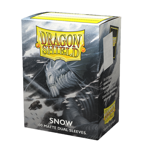 Dragon Shield: Dual Matte Sleeves (100) - Snow