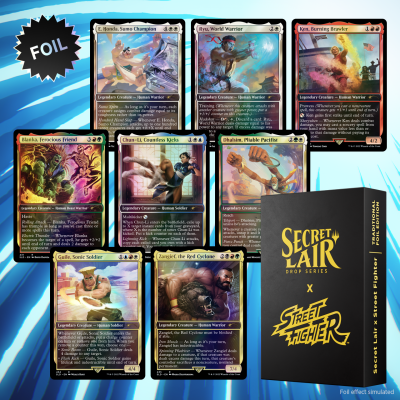 Magic Street Fighter X Secret Lair / Foil Edition [Secret Lair Drop]