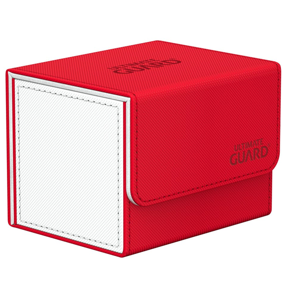 Ultimate Guard: Sidewinder Deck Case 100+ SYNERGY XenoSkin - Red/White