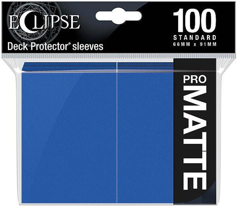 Ultra PRO Eclipse Matte Standard Sleeves - Pacific Blue (100)