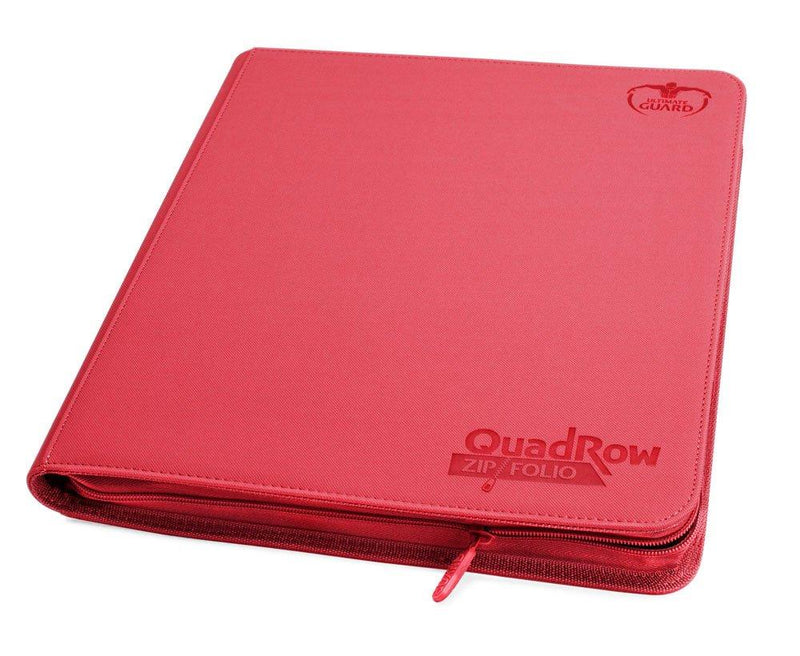 Ultimate Guard Zipfolio 480 - 24-Pocket XenoSkin™ (Quadrow) - Red
